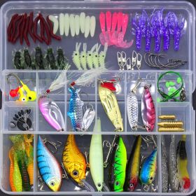 Fishing Gear Sequined Soft Bait Set (Option: Colorful)