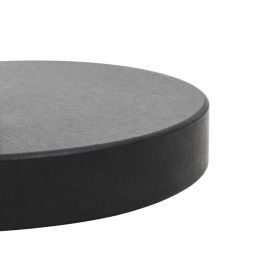 vidaXL Parasol Base Granite 28.5 kg Round Black (Option: as picture)