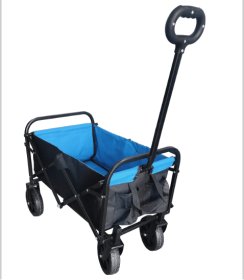 Mini Folding Trolley (Color: Blue)