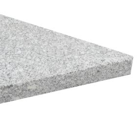 vidaXL Umbrella Weight Plate Granite 15 kg Triangular Grey (Option: as picture)