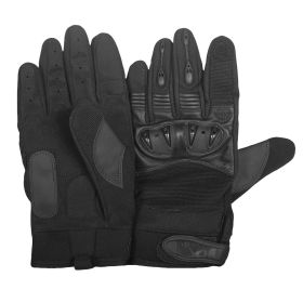 CLAWED HARD KNUCKLE SHOOTER'S GLOVES (Option: BLACK L)