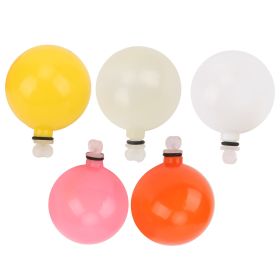 5Pcs Plastic Stick On Float Foam Tear Drop Bobber Tube Strike Indicator Fly Fishing Parts (Option: as picture)