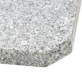 vidaXL Umbrella Weight Plate Granite 25 kg Square Grey (Option: as picture)